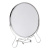ЮНИLOOK Зеркало настольное двустороннее с увеличением, сталь, стекло, диаметр 14,5см