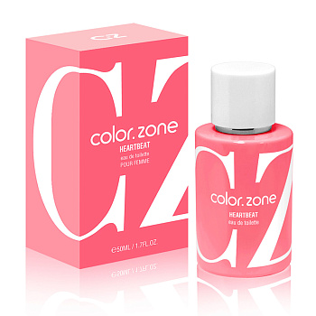 Туалетная вода женская тм UNIQUE color.zone Heartbeat, 50 мл