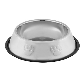 VETTA Миска для домашних животных, нерж. сталь, на резинке, 18х5 см, 400 мл.