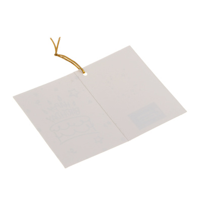 Открытка бирка, 6,7x9,4 см, бумага, микс дизайнов