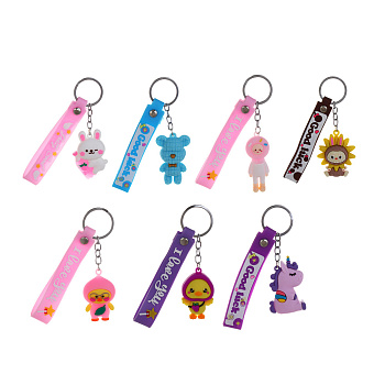 ИГРОЛЕНД Брелок с игрушкой 4-8 см, полипропилен, 6 дизайнов