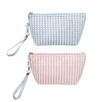 Косметичка трапеция тм ЮL Velvetiполиэстер, 23х14х7см, 2 цвета