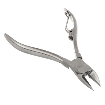 ЮНИLOOK Кусачки педикюрные с одинарной пружиной, длина лезвий 15мм, сталь, 10,5см, #8714