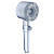RAIN Лейка для душа, 5 режимов, с фильтром, кнопка-стоп, 80мм, светло-синий