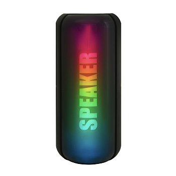 Колонка беспроводная BY ShineBar, 6 Вт, подсветка, 1200мАч, USB BT5.3, ВШГ 28x13x13см, черный