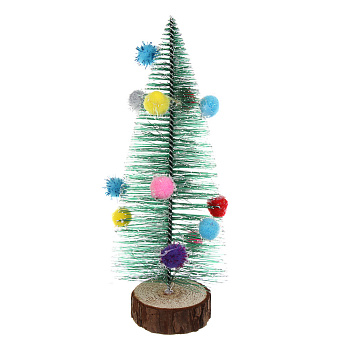 СНОУ БУМ Елка ершик, зеленая, 20 см, пластик, дерево, 26-54