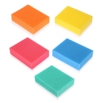 Губка для тела массажная в асс. поролон-эластичный