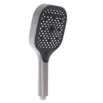 RAIN Лейка для душа, 3 режима, 120х125мм, серебристо-серый