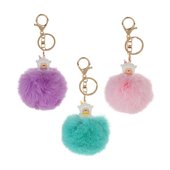 Брелок с помпоном в виде облачной овечки, 8х8х9,2 см, 3 вида, шоу-бокс