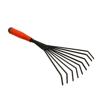 INBLOOM Грабли веерные, 9 зубьев, 37.5х15см, PP, металл