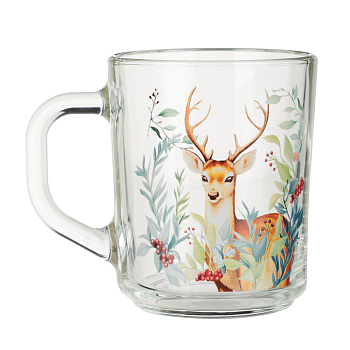 ОСЗ Олень Кружка 200мл, стекло
