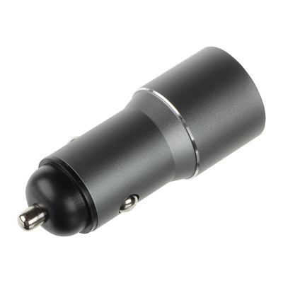 ЕРМАК Зарядное устройство в авто, USB QC3.0+PD, 5V-3A, 9V-3A, 12V-2,5A, металл