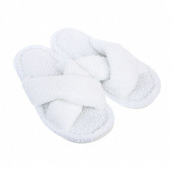 Обувь домашняя женская открытая, размер 40-41, цвет белый, #6