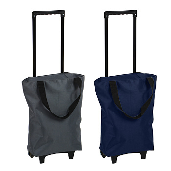 Тележка + сумка, с выдвижной ручкой тм VETTA, 84х26х18см, 14л, полиэстер, до 20кг, колеса ПУ