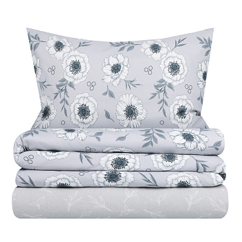 PROVANCE Нэви Комплект постельного белья 1,5 (4 предмета), бязь, 100% хлопок, 2 дизайна