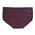 GALANTE Трусы женские макси с декором, р.54, 95%хлопок, 5%спандекс, сливовый, НБ25-14