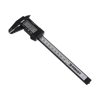 Штангенциркуль цифровой пластик тм РОКОТ 150мм, ШЦЦ-I-150-0,05-1