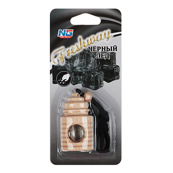 NEW GALAXY Ароматизатор подвесной Freshway, 5 мл, черный лед