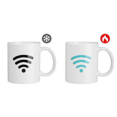 MILLIMI WI-FI Кружка 350мл с терморисунком, керамика