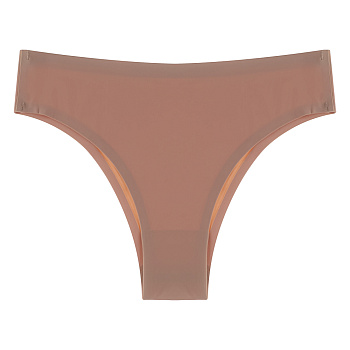 GALANTE Трусы-слипы женские бесшовные, р.46, 95%вискоза, 5%спандекс, бежевый, НБ25-10
