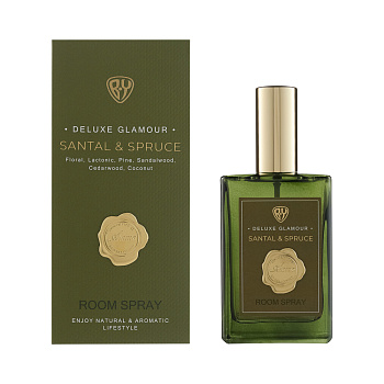 BY Спрей для дома Deluxe Glamour, 100 мл., Santal & Spruce