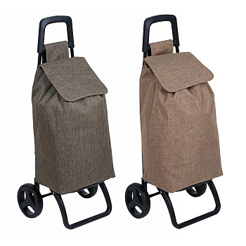 Тележка c сумкой, до 30кг тм VETTA, 95х41х33см, сумка 36,5х23х57см, 45л, оксфорд 300D, колесо d17см