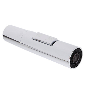 Аэратор для вытяжного смесителя и гибких изливов, 2 режима, пластик, хром