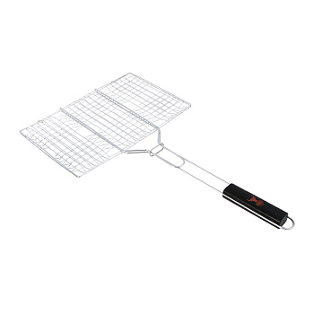 Решетка-гриль хром. тм GRILLBOOM, 21х35х2см