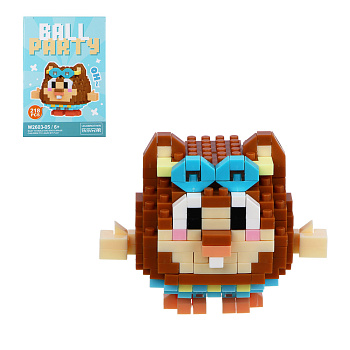 Конструктор мини 3D "Кругляшики", ABS, 7,8х4,1х11,3см, 6 видов