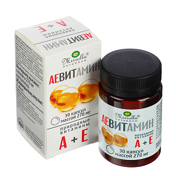 БАД "АЕ Витамин" Мирролла с природными витаминами30капс по 270мг