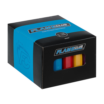 Зажигалка пьезо тм FLAMECLUB, 8x2x1cм, 5 цветов, серия Р-02, арт.17704
