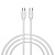 Кабель для зарядки Type C-Type C hoco. модель X115, 60Вт, 1м, 3А, белый