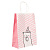 Пакет подарочный с кручеными ручками 24x10,5x32 см, "Мишка"