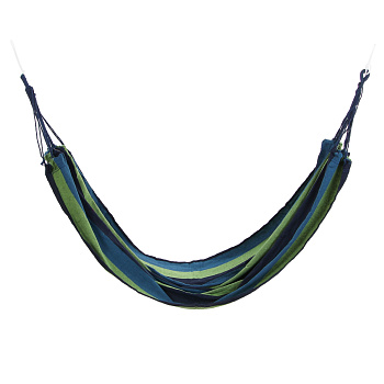 Гамак тм РУССО ТУРИСТО, 200х80см, хлопок, полиэстер, полосатый, до 100кг