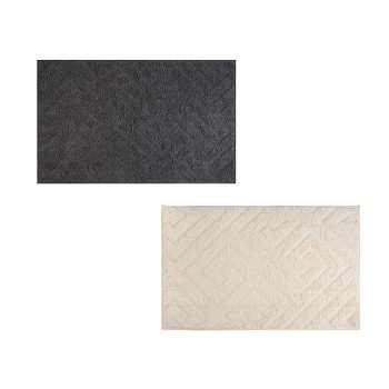 Коврик для ванной комнаты тм VETTA Noor, нейлон 750г + TPR 800г, 80x50см, 2 цвета