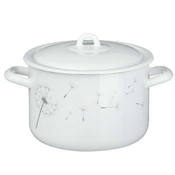 Одуванчик Кастрюля эмалированная 4,3л, индукция