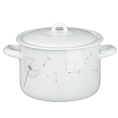 Одуванчик Кастрюля эмалированная 4,3л, индукция