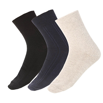 Носки с ослабленной резинкой GALANTE, р. 27, 80% хлопок, 17% полиамид, 3% эластан, цвета в ас-те