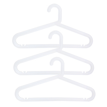 VETTA Набор вешалок, 3 шт, 41х23х0.5 см, пластик