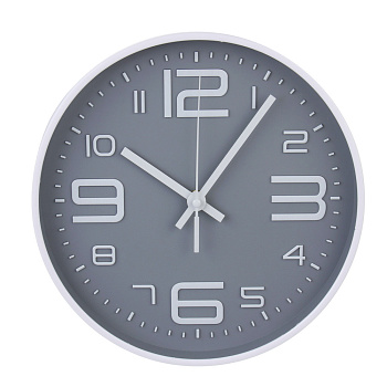 Часы настенные тм LADECOR CHRONO круглые, 25x25x4 см, пластик, стекло, 1хАА