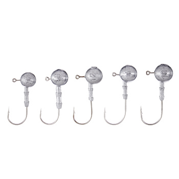 Набор джиг-головок "Шар" тм AZOR FISHING, 3 шт, 7,5г, 10г, 12г, 14г, 18г, 5 видов
