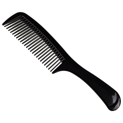 Расческа-гребень тм ЮНИLOOK, пластик, 22х5см, черный