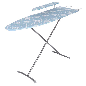 VETTA Доска гладильная ДСП, 1120х350х80(ДхШхВ)мм,выдвиж.подставка п/утюг,подрукавник,удл. 1,6м ДЛ-4