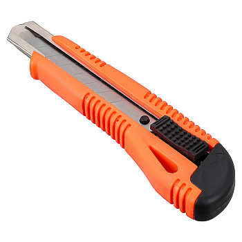 ЕРМАК/Headman Нож универсальный 18мм, метал.направ.,Autolock, +запасное лезвие, блистер