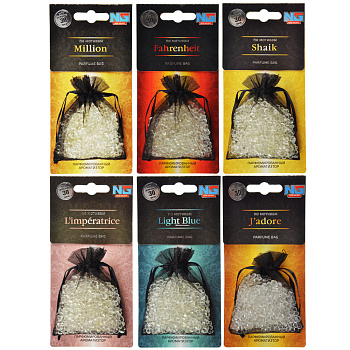NEW GALAXY Ароматизатор Perfume bag, Fahrenheit, Jadore, Limeratrice, Light b., Million, Shaik 20 гр