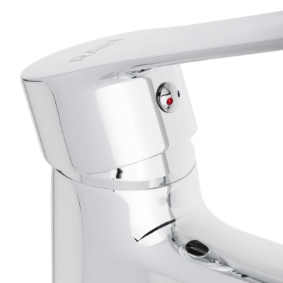 RAIN Смеситель для раковины Топаз, картридж 35мм, латунь, хром