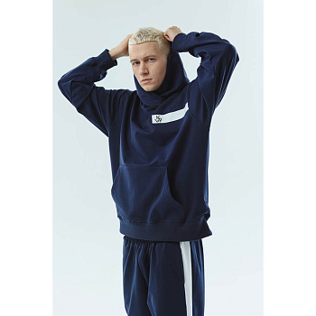 BY KRL Толстовка мужская, хлопок / синтетические волокна, цвет темно-синий, размер M