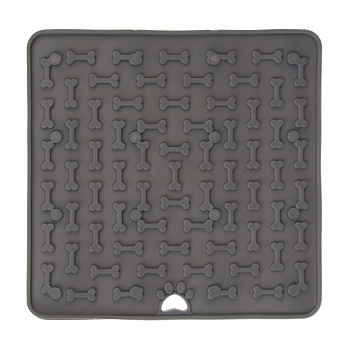 Коврик для медленного кормления животных тм VETTA, силикон, 18,5x18,5см