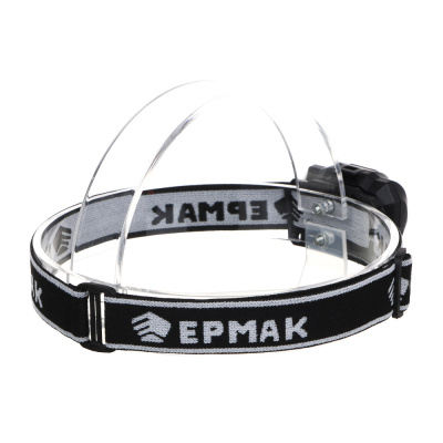 Фонарь налобный тм ЕРМАК, 2 LED+COB, 3 режима, 3хААА, 6х4,6х3,5см, красный свет