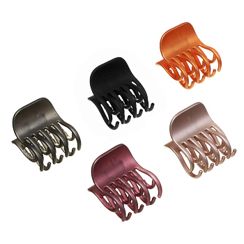 Краб для волос ЮНИLOOK, 4,5см, пластик, 5 цветов, ACS-46